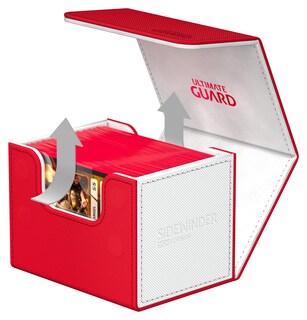 Foto 5 | Foto 5 | Deck Box Ultimate Guard Sidewinder Synergy 100+ Rojo/blanco - Venta Internacional.