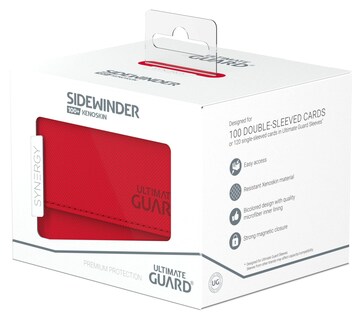 Foto 7 | Foto 7 | Deck Box Ultimate Guard Sidewinder Synergy 100+ Rojo/blanco - Venta Internacional.