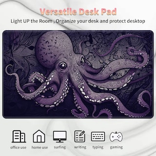 Foto 6 | Foto 6 | Juego De Cartas Playmat Bvdikmi Octopus Sea Monster Para Mtg Tcg - Venta Internacional.