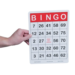Foto 1 | Foto 1 | Cartones De Bingo S&s Worldwide Jumbo Con Números Grandes, Paquete De 100 - Venta Internacional.