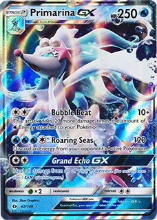 Foto 1 | Foto 1 | Carta Pokémon Primarina Gx 42/149 Ultra Rare - Venta Internacional