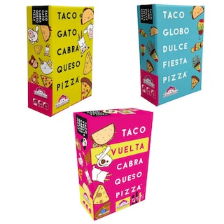 Foto 1 | Foto 1 | Taco Gato Queso Cabra Pizza + Taco Vuelta Queso Cabra Pizza + Taco Globo Dulce Fiesta Pizza Blueo.
