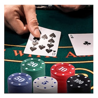 Foto 2 | Foto 2 | 100 Pzas Fichas Poker Con Caja De Almacenamiento De Plástico