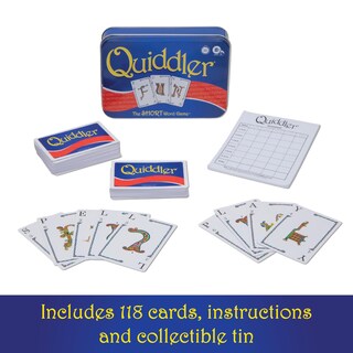 Foto 2 | Foto 2 | Juego De Cartas Playmonster Quiddler Collector's Tin Edition - Venta Internacional.