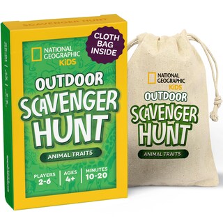 Foto 1 | Foto 1 | Juego De Cartas Scavenger Hunt National Geographic Outdoor Kids 4+ - Venta Internacional.