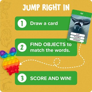 Foto 3 | Foto 3 | Juego De Cartas Scavenger Hunt National Geographic Outdoor Kids 4+ - Venta Internacional.