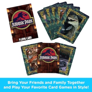 Foto 2 | Foto 2 | Baraja De Cartas Con Temática De Parque Jurásico Aquarius - Venta Internacional.