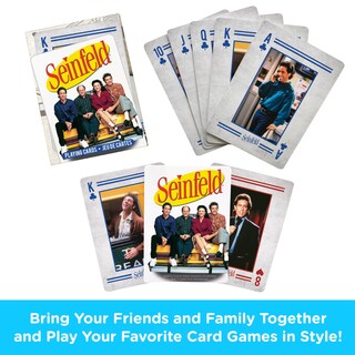 Foto 2 | Foto 2 | Baraja De Cartas Aquarius Con Temática De Fotos De Seinfeld 54 Cartas - Venta Internacional.