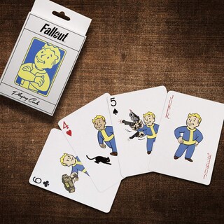 Foto 5 | Foto 5 | Baraja De Cartas Fallout Vault Boy Perks (52 Cartas) - Venta Internacional.