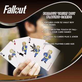Foto 7 | Foto 7 | Baraja De Cartas Fallout Vault Boy Perks (52 Cartas) - Venta Internacional.