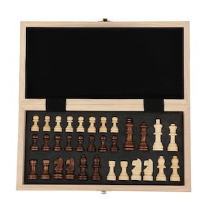 Foto 3 | Foto 3 | Ajedrez de Madera Tablero Plegable de Lujo Chess Pintadita Didacti 29 x 29 cm