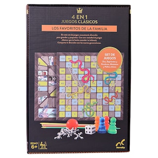 Foto 2 | Foto 2 | Set de Juegos Clásicos 4 en 1 para la Familia Novelty Multicolor