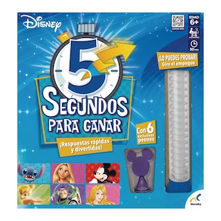 Foto 3 | Foto 3 | Juego De Mesa En Familia 5 Segundos Para Ganar Disney - Novelty