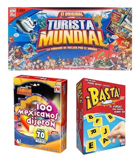 Foto 1 | Foto 1 | 3 Pack Familia Turista Mundial + 100 Mexicanos + Basta