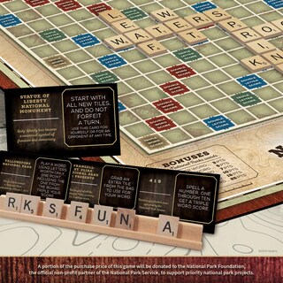 Foto 5 | Foto 5 | Juego de Scrabble Usapoly National Parks Edition con 100 Fichas - Venta Internacional