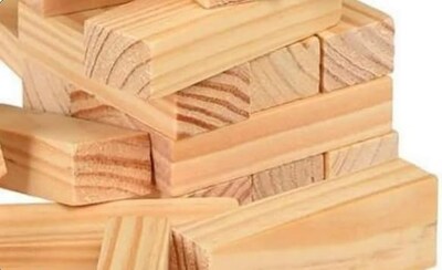 Foto 2 | Foto 2 | Juego De Bloques De Madera Tumbling Tower Para Más De 1 Jugador - Venta Internacional.