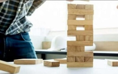 Foto 3 | Foto 3 | Juego De Bloques De Madera Tumbling Tower Para Más De 1 Jugador - Venta Internacional.