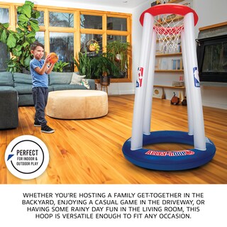 Foto 3 | Foto 3 | Juego De Aros Inflables De Baloncesto De Juguete Franklin Sports Nba - Venta Internacional.