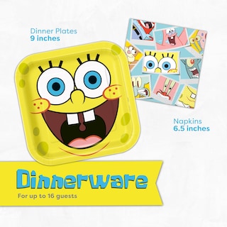 Foto 4 | Foto 4 | Decoraciones Para Fiestas De Cumpleaños De Bob Esponja Con Licencia Oficial - Venta Internacional.