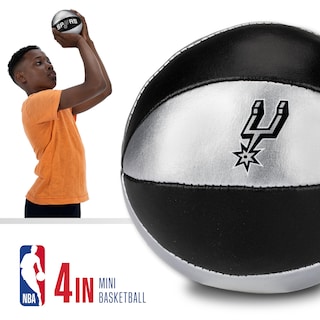 Foto 3 | Foto 3 | Balones De Baloncesto De Juguete Franklin Sports Nba San Antonio Spurs De 4 Pulgadas - Venta Internacional.