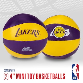 Foto 2 | Foto 2 | Balones De Baloncesto De Juguete Franklin Sports Nba Los Angeles Lakers, Paquete De 2 - Venta Internacional.