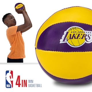 Foto 3 | Foto 3 | Balones De Baloncesto De Juguete Franklin Sports Nba Los Angeles Lakers, Paquete De 2 - Venta Internacional.