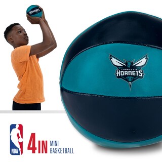 Foto 3 | Foto 3 | Balones De Baloncesto De Juguete Franklin Sports Nba Charlotte Hornets De 4 Pulgadas - Venta Internacional.