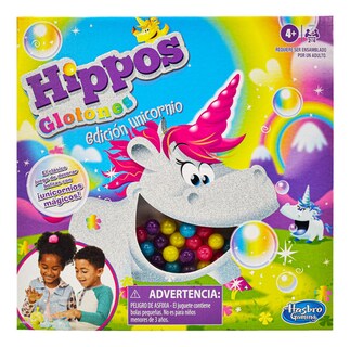 Foto 1 | Foto 1 | Hippos Glotones Edicion Unicornio Juego De Mesa Hasbro