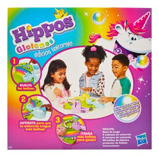 Foto 3 | Foto 3 | Hippos Glotones Edicion Unicornio Juego De Mesa Hasbro
