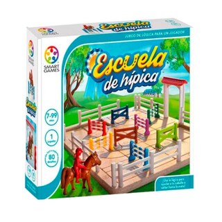 Foto 1 | Foto 1 | Escuela De Hípica | Salto Ecuestre Y Lógica Deportiva | 7+ | Ideal Para Amantes De Los Caballos |juego Marca Smartgames