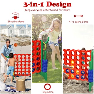 Foto 2 | Foto 2 | Juego Gigante de Conecta 4 Costzon con Bolsa de Transporte - Venta Internacional