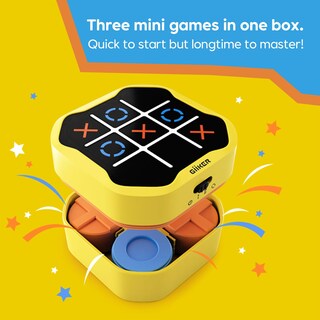 Foto 2 | Foto 2 | Consola De Juegos Giiker Tic Tac Toe Bolt 3 En 1 Para Niños Y Adultos - Venta Internacional.