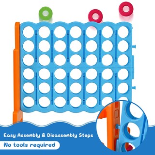 Foto 7 | Foto 7 | Set De Juego Gigante Costway Jumbo 4 Para Anotar Con Aro De Baloncesto - Venta Internacional.