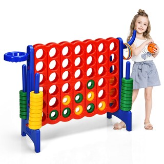 Foto 1 | Foto 1 | Set De Juego Gigante Costway Jumbo 4 Para Anotar Con Aro De Baloncesto - Venta Internacional.