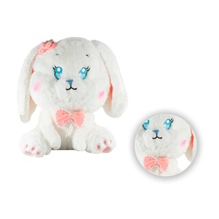 Foto 2 | Foto 2 | Peluche de Conejo con Moño color Blanco Tierna Importadora La Merced Felpa Hipoalergénica