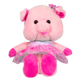 Foto 2 | Foto 2 | Peluche De Puerquito Cochinitas Bailarinas Pack 3 Piezas Suave Hipoalergénica