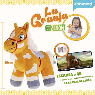 Foto 3 | Foto 3 | Peluche La Granja de Zenón Percherón Mis Primeros Pasos 15 cm