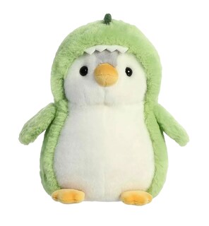 Foto 1 | Foto 1 | Peluche Pingüino Disfrazado Dinosaurio Unicornio BELUG Verde con Blanco