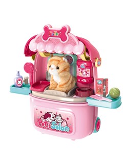 Foto 1 | Foto 1 | Mochila Salón Porta Mascotas de Juguete Rosa 5418 Mytoy