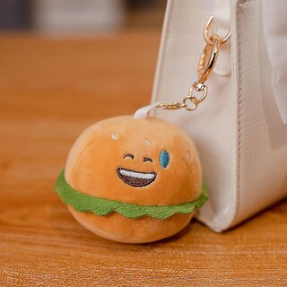 Foto 2 | Foto 2 | Venta Internacional - Llavero de Peluche con Forma de Hamburguesa 7 cm