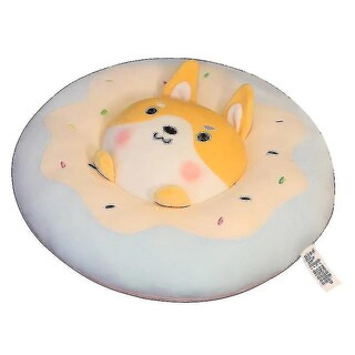 Foto 2 | Foto 2 | Venta Internacional - Almohada De Felpa Con Forma Redonda De Rosquillas, 40 Cm, Forma Redonda, Pingüino Shiba Inu Rabbi