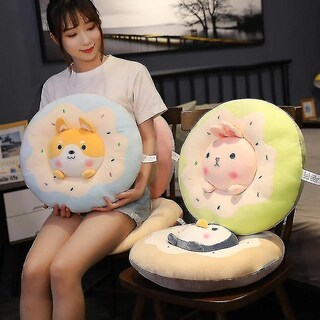 Foto 3 | Foto 3 | Venta Internacional - Almohada De Felpa Con Forma Redonda De Rosquillas, 40 Cm, Forma Redonda, Pingüino Shiba Inu Rabbi