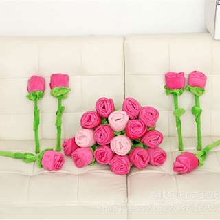 Foto 2 | Foto 2 | Peluche De Peluche Con Dibujos Animados De Rosas, 10 Unidades, Para Niños De 2 A 15 Años - Venta Internacional.