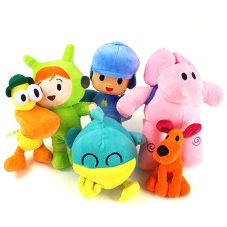 Foto 1 | Foto 1 | Kit De Muñecos De Peluche Pocoyó, 6 Hermosos Juguetes Originales De 26-30 Cm - Venta Internacional.
