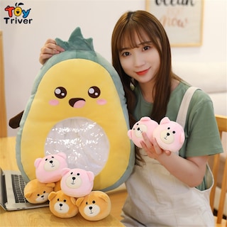 Foto 4 | Foto 4 | Muñeca De Peluche Triver Kawaii, Fresa, Plátano, Aguacate - Venta Internacional.