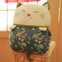 Cojín De Sofá Con Forma De Gato De Estilo Chino Plush Doll - Venta Internacional.