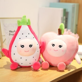 Foto 2 | Foto 2 | Bolso De Hombro De Peluche Con Bonito Diseño De Fruta De Dragón - Venta Internacional.