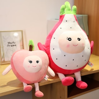 Foto 5 | Foto 5 | Bolso De Hombro De Peluche Con Bonito Diseño De Fruta De Dragón - Venta Internacional.