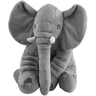 Foto 1 | Foto 1 | Peluche Con Forma De Elefante Para Bebés, 28 X 33 Cm, Algodón, Color Gris, A Partir De 2 Años - Venta Internacional.
