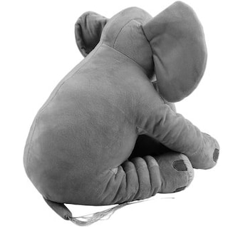 Foto 2 | Foto 2 | Peluche Con Forma De Elefante Para Bebés, 28 X 33 Cm, Algodón, Color Gris, A Partir De 2 Años - Venta Internacional.